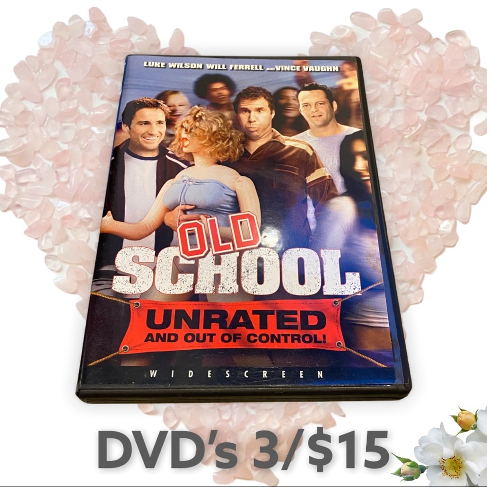 💖3/$15 Old School Unrated and Out of Control DVD movie